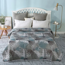 Load image into Gallery viewer, Simple European Printing Cotton Polyester 150x200cm/200x220cm Quilting Bedspread/Soft summer blanket Duvet Quilt bed cover #sw