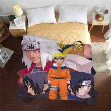 Load image into Gallery viewer, New 3D Naruto Summer Quilts twin full queen Blankets luxury good quality Bed Cover Children Adults duvet anime soft Comforters