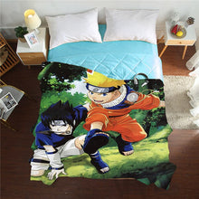 Load image into Gallery viewer, New 3D Naruto Summer Quilts twin full queen Blankets luxury good quality Bed Cover Children Adults duvet anime soft Comforters