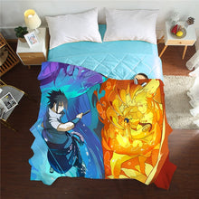Load image into Gallery viewer, New 3D Naruto Summer Quilts twin full queen Blankets luxury good quality Bed Cover Children Adults duvet anime soft Comforters
