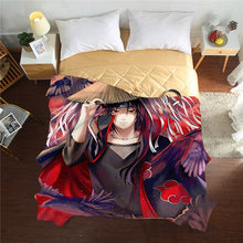 Load image into Gallery viewer, New 3D Naruto Summer Quilts twin full queen Blankets luxury good quality Bed Cover Children Adults duvet anime soft Comforters