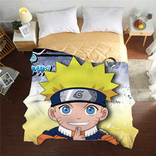 Load image into Gallery viewer, New 3D Naruto Summer Quilts twin full queen Blankets luxury good quality Bed Cover Children Adults duvet anime soft Comforters